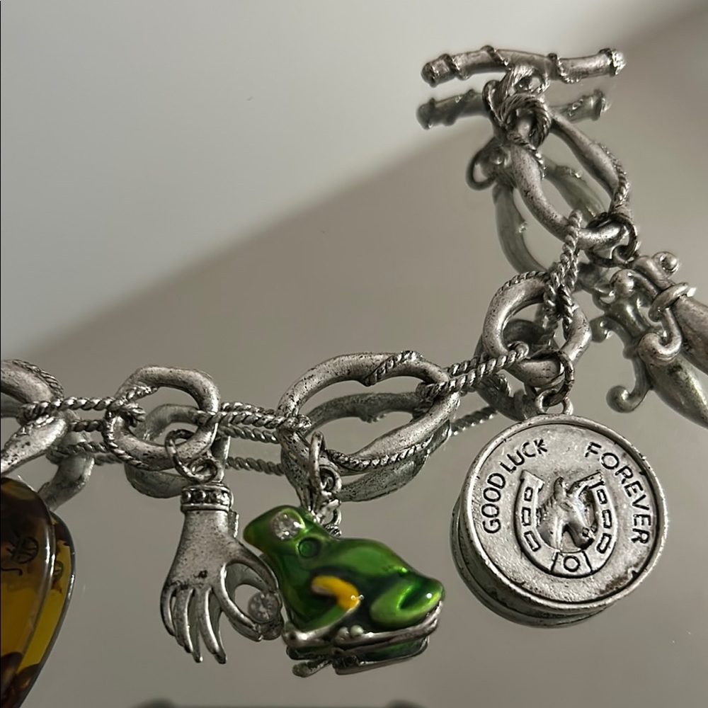 Lucky brand Silver Charm Bracelet - Picture 2 of 4